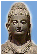 Гаутама Будда (На голубом фоне)